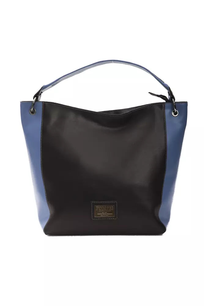 Black Leather Women Shoulder Bag - SEHABRANDS