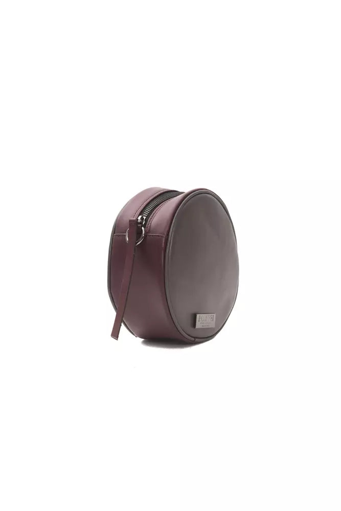 Burgundy Leather Women Crossbody - SEHABRANDS