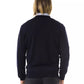 Blue Merino Wool Men Sweater - SEHABRANDS