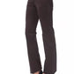 Brown Cotton Women Pants - SEHABRANDS