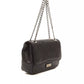 Black Leather Women Crossbody Bag - SEHABRANDS