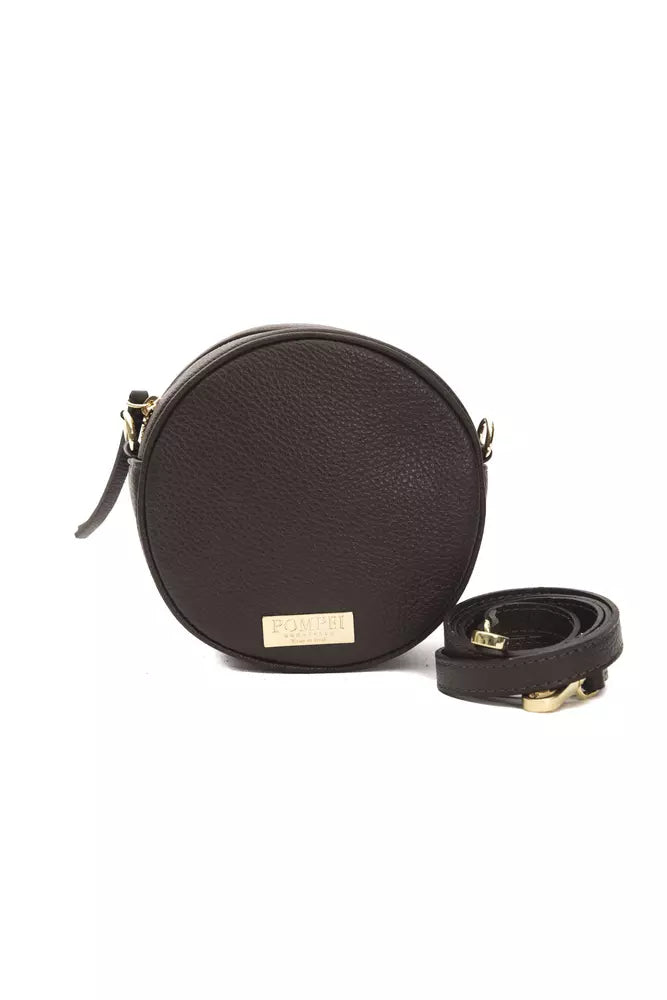 Brown Leather Women Crossbody Bag - SEHABRANDS