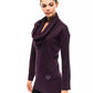 Purple Wool Women Sweater - SEHABRANDS