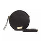 Black Leather Women Crossbody Bag - SEHABRANDS