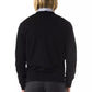 Black Merino Wool Men Sweater - SEHABRANDS