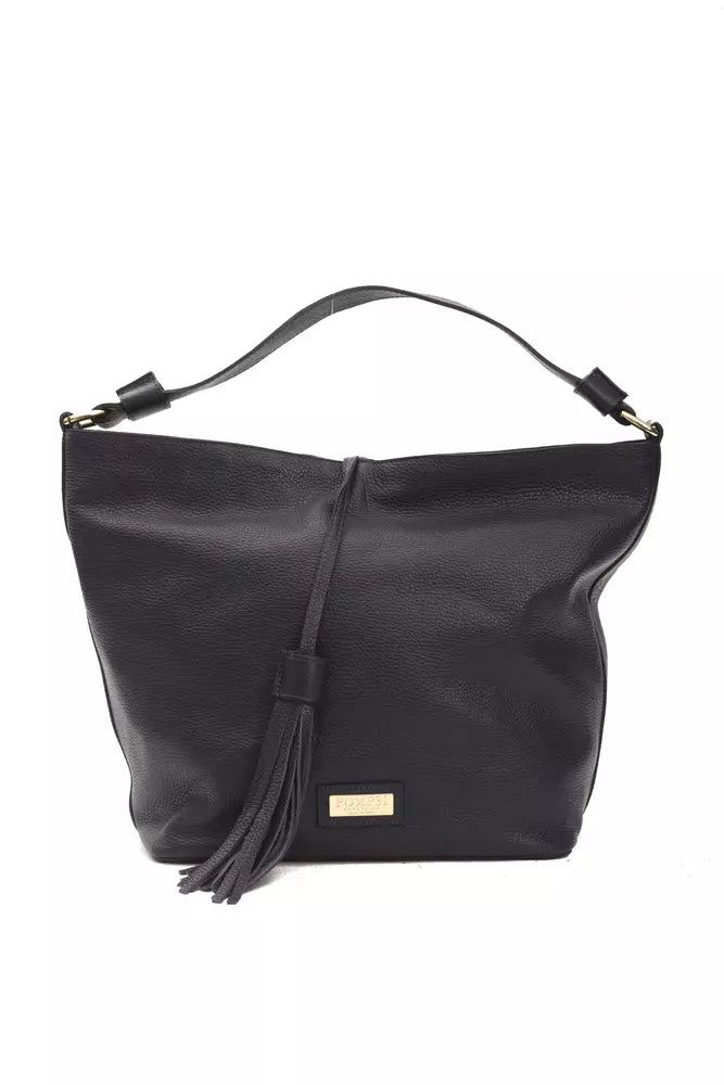 Gray Leather Women Shoulder Bag - SEHABRANDS