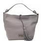 Gray Leather Women Shoulder Bag - SEHABRANDS