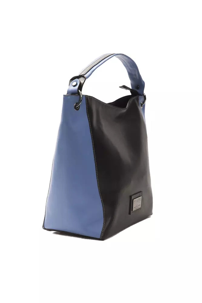 Black Leather Women Shoulder Bag - SEHABRANDS