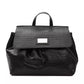 Black Leather Women Handbag - SEHABRANDS