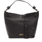 Black Leather Women Shoulder Bag - SEHABRANDS