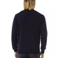 Blue Merino Wool Men Sweater - SEHABRANDS