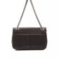 Black Leather Women Crossbody Bag - SEHABRANDS