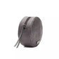 Gray Leather Women Crossbody Bag - SEHABRANDS