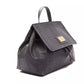 Gray Leather Women Handbag - SEHABRANDS