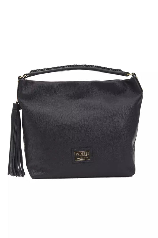 Gray Leather Women Shoulder Bag - SEHABRANDS