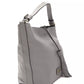 Gray Leather Women Shoulder Bag - SEHABRANDS