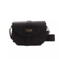 Black Leather Women Crossbody Bag - SEHABRANDS