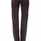 Brown Cotton Women Pants - SEHABRANDS