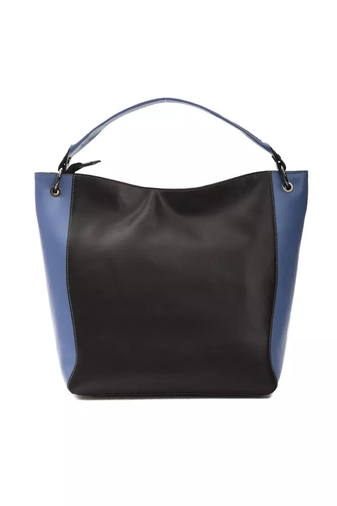 Black Leather Women Shoulder Bag - SEHABRANDS