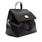 Black Leather Women Handbag - SEHABRANDS