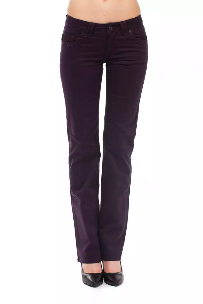 Purple Cotton Women Jean - SEHABRANDS