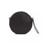 Black Leather Women Crossbody Bag - SEHABRANDS