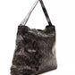 Gray Leather Women Shoulder Bag - SEHABRANDS