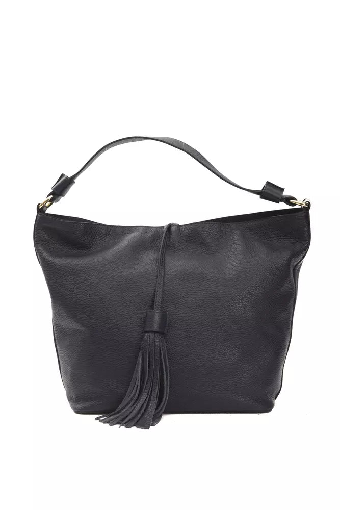 Gray Leather Women Shoulder Bag - SEHABRANDS