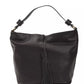 Black Leather Women Shoulder Bag - SEHABRANDS