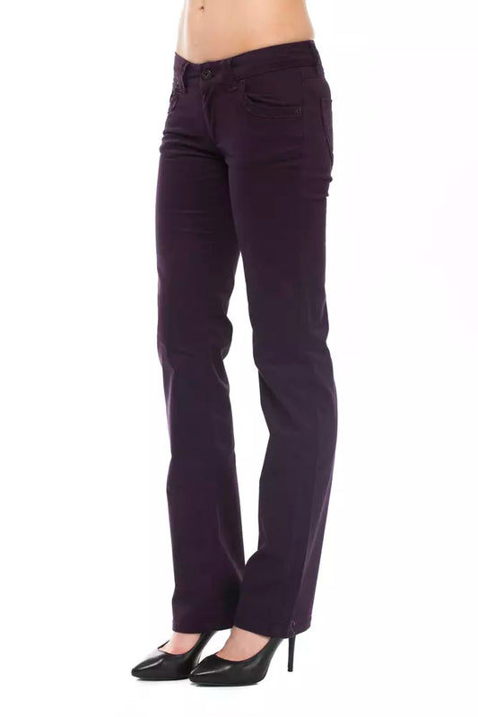 Purple Cotton Women Jean - SEHABRANDS