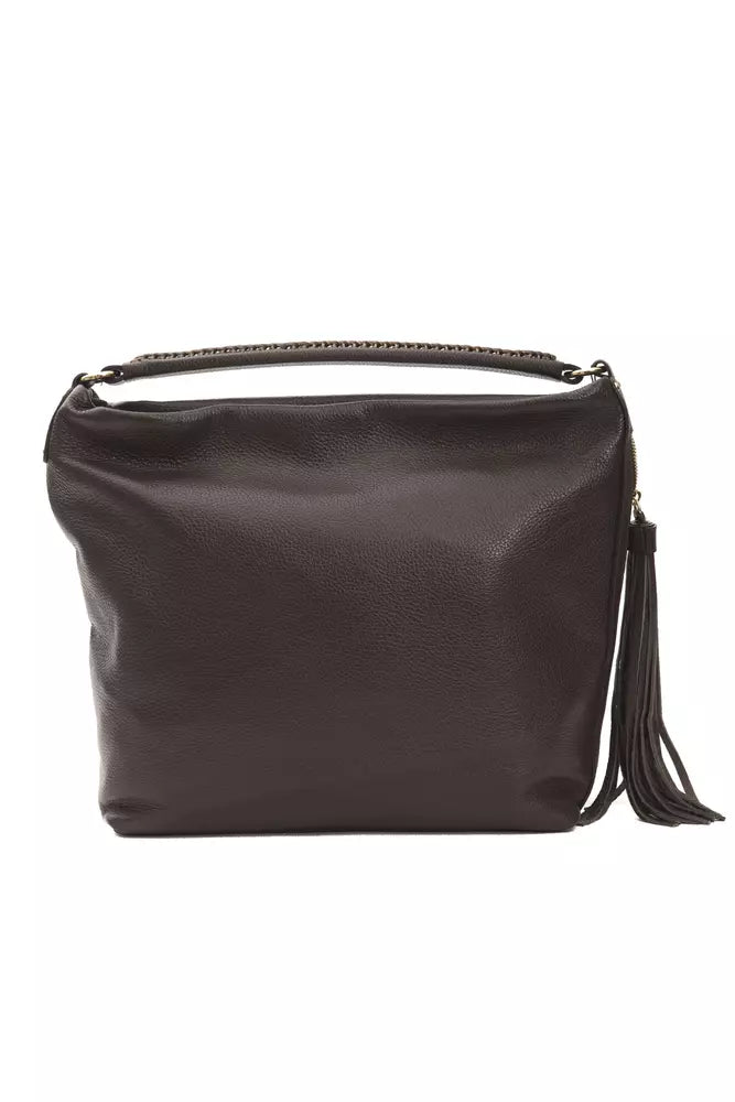 Brown Leather Women Shoulder Bag - SEHABRANDS