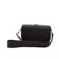 Black Leather Women Crossbody Bag - SEHABRANDS