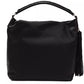 Black Leather Women Shoulder Bag - SEHABRANDS