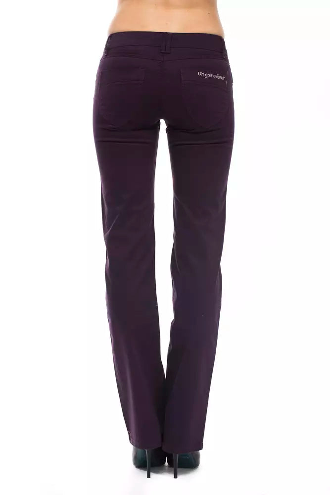 Purple Cotton Women Jean - SEHABRANDS