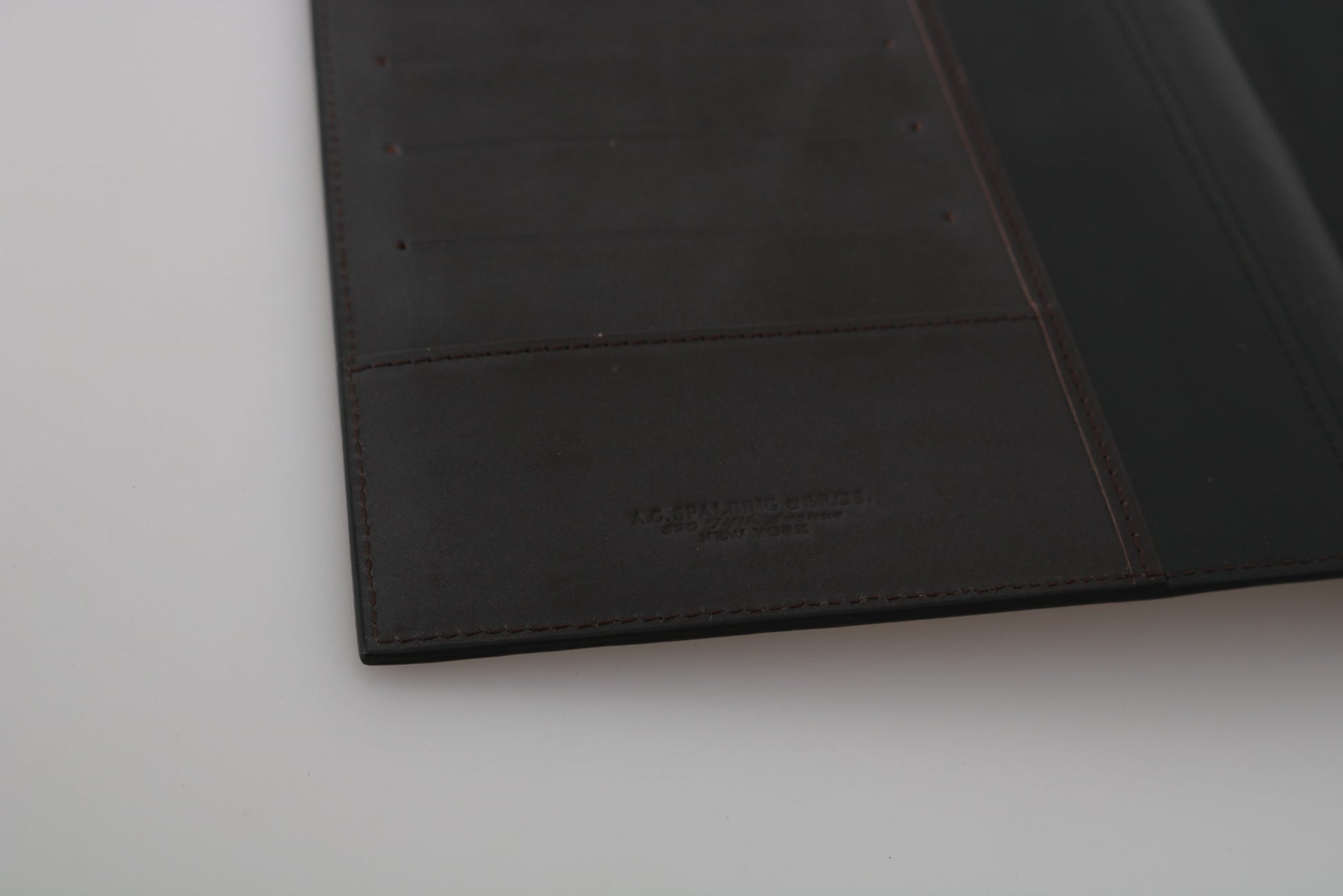 Elegant Leather Passport Wallet - Sleek Travel Essential - SEHABRANDS