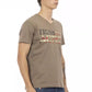 Brown Cotton Men T-Shirt - SEHABRANDS