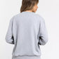 Gray Cotton Women Sweater - SEHABRANDS