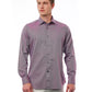 Burgundy Cotton Men Shirt - SEHABRANDS