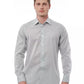 Gray Cotton Men Shirt - SEHABRANDS