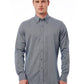 Blue Cotton Men Shirt - SEHABRANDS