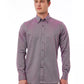 Burgundy Cotton Men Shirt - SEHABRANDS