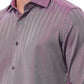 Burgundy Cotton Men Shirt - SEHABRANDS