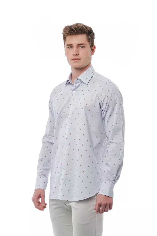 Multicolor Cotton Men Shirt - SEHABRANDS