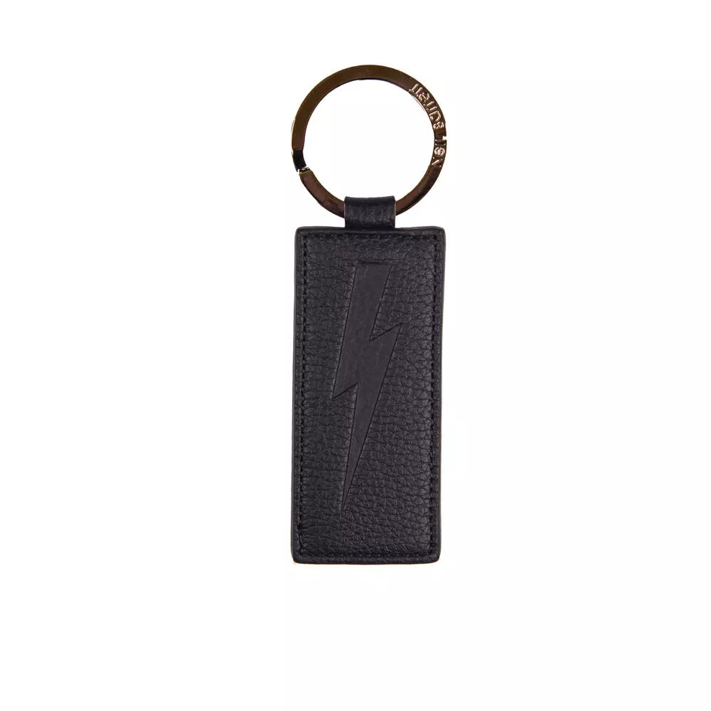 Blue Leather Men Keychain - SEHABRANDS