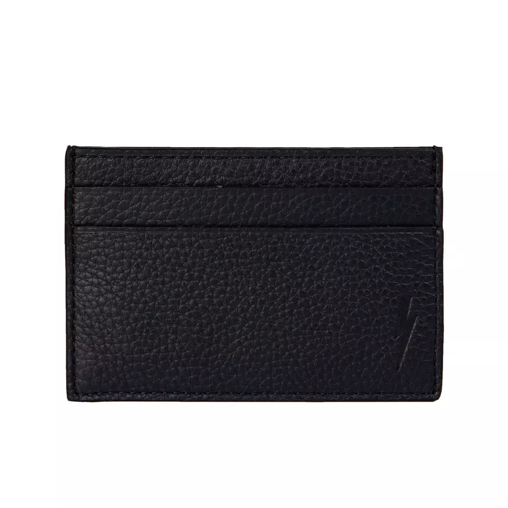 Black Leather Men Wallet - SEHABRANDS