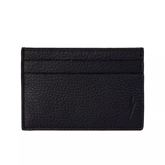 Black Leather Men Wallet - SEHABRANDS