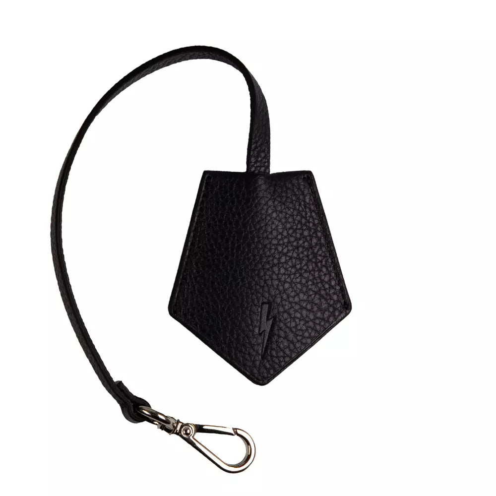 Black Leather Men Keychain - SEHABRANDS