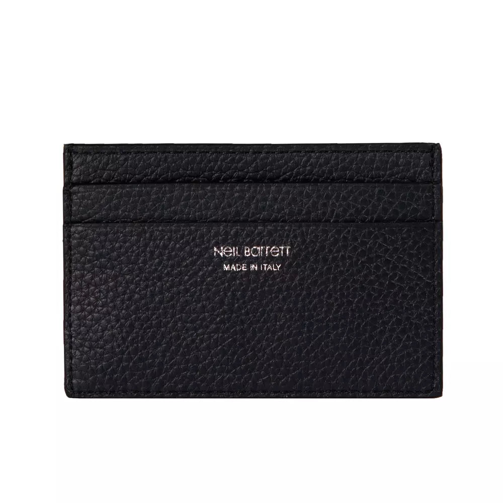 Black Leather Men Wallet - SEHABRANDS