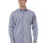 Gray Cotton Men Shirt - SEHABRANDS