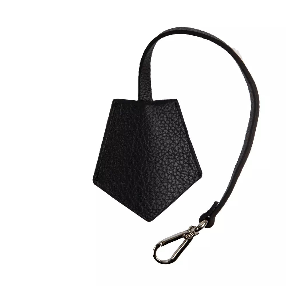 Black Leather Men Keychain - SEHABRANDS